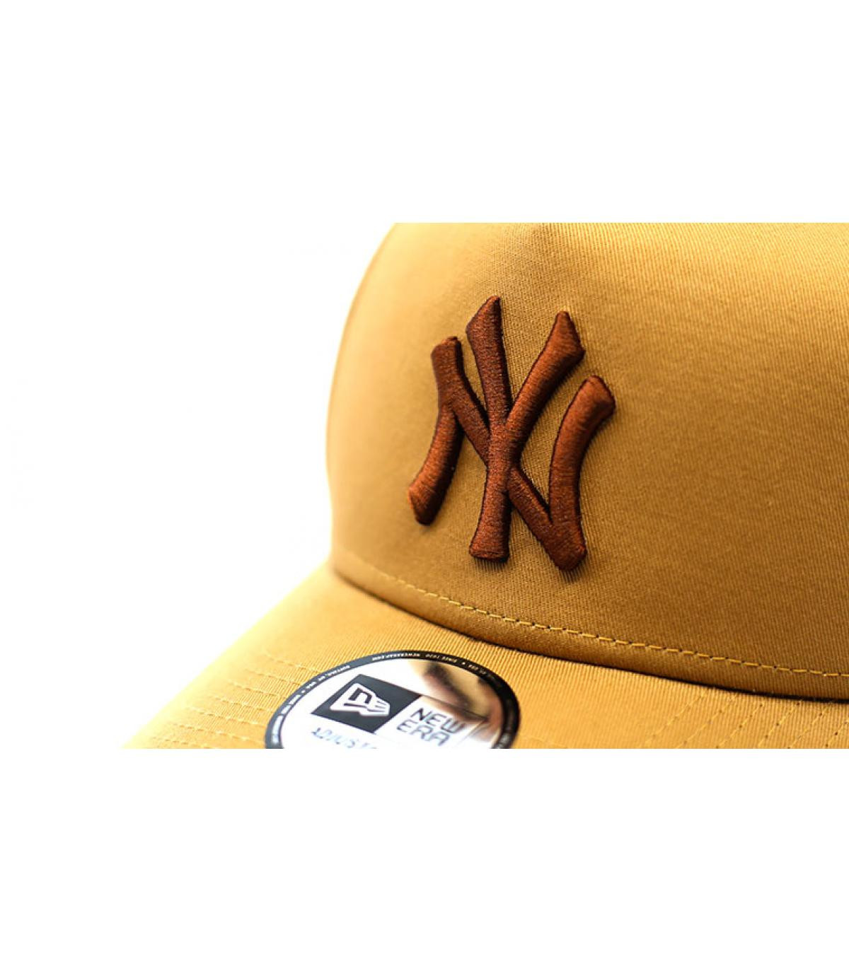 casquette NY beige Aframe